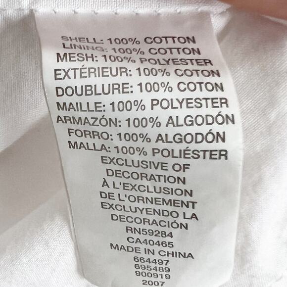 The Children’s Place Sleeveless Floral Tulle Lined Dress Size 6X/7 - Picture 7 of 7